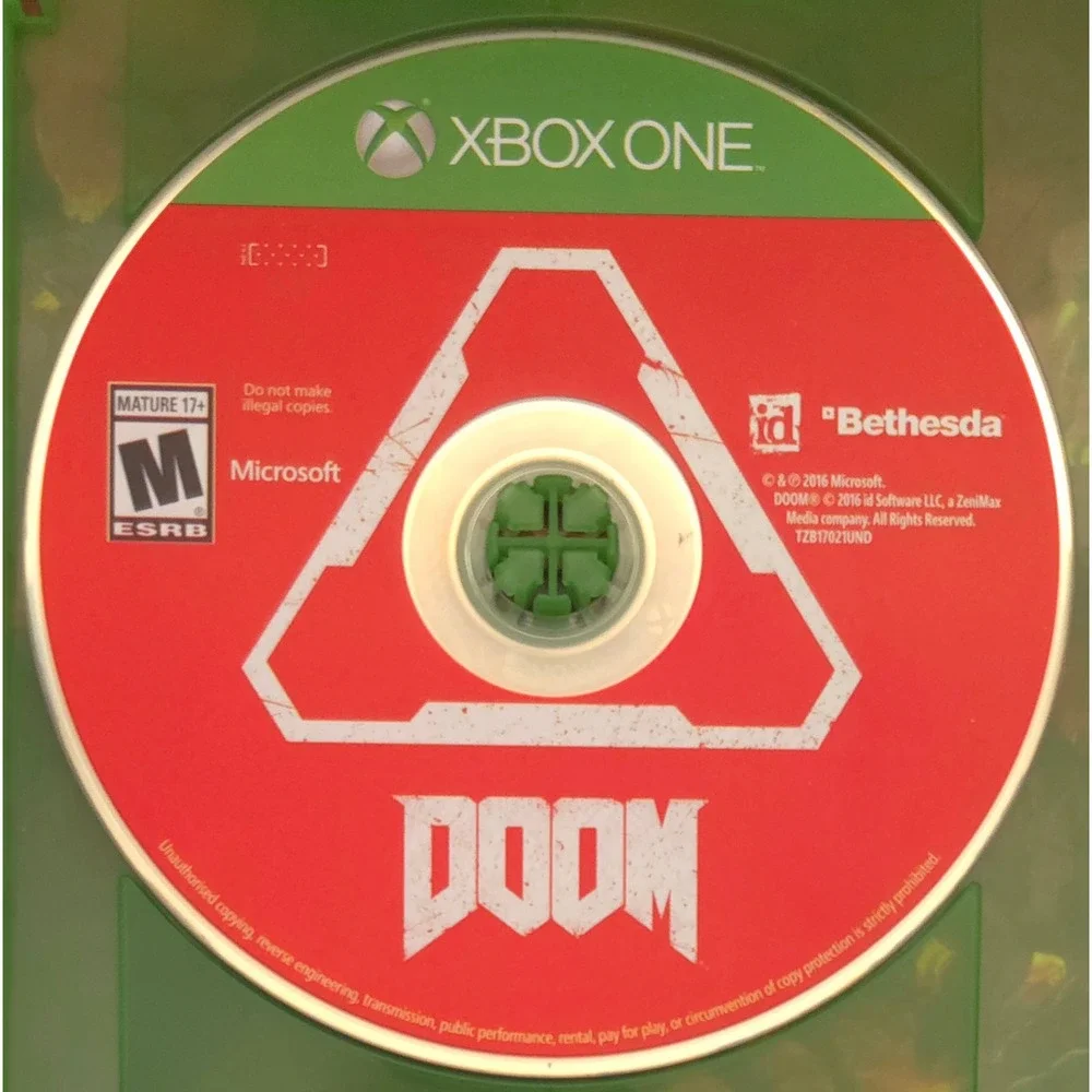 DOOM -‎ Xbox One - Bethesda - Complete in Box CIB - Tested & Working